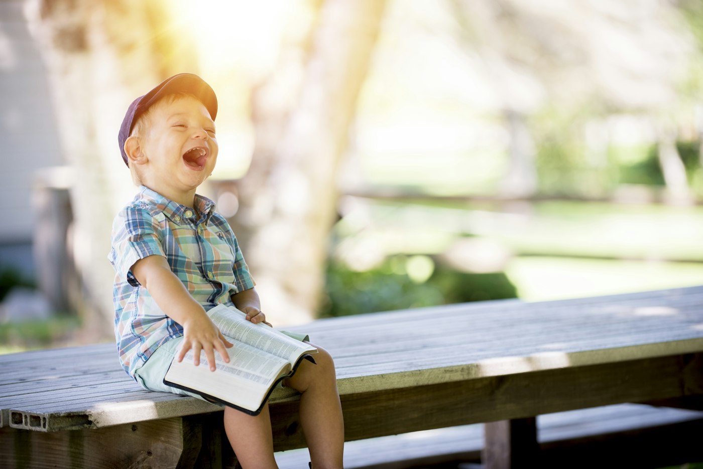 Kids playing outdoors
